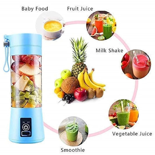 Portable Juicer Blender USB Rechargeable 400ml