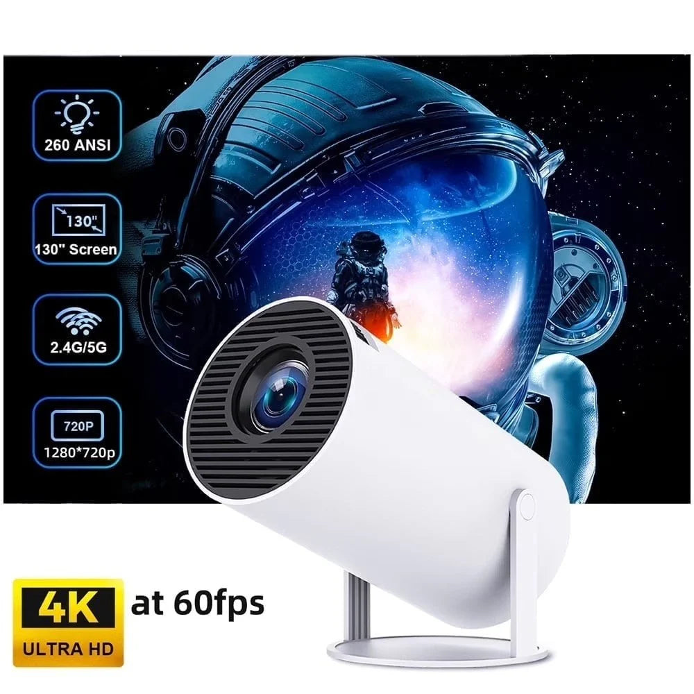 Smart Mini Portable Projector Wifi + Bluetooth