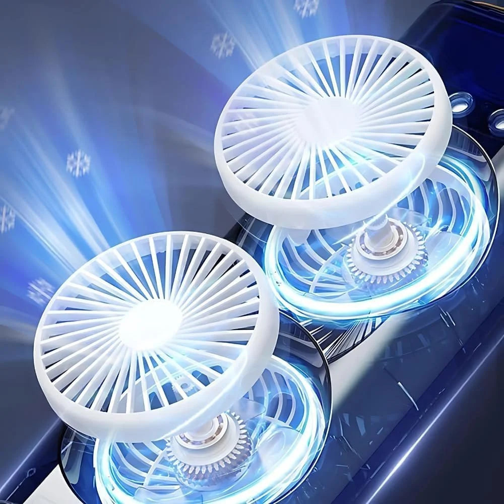 Portable Mist Spray Fan Double-Ended Cooling Fan with Water Mist