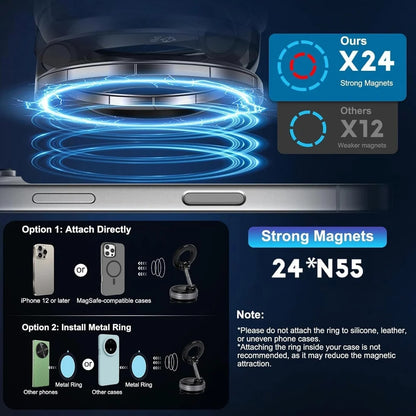 Magnetic Phone Holder 360 Vacuum