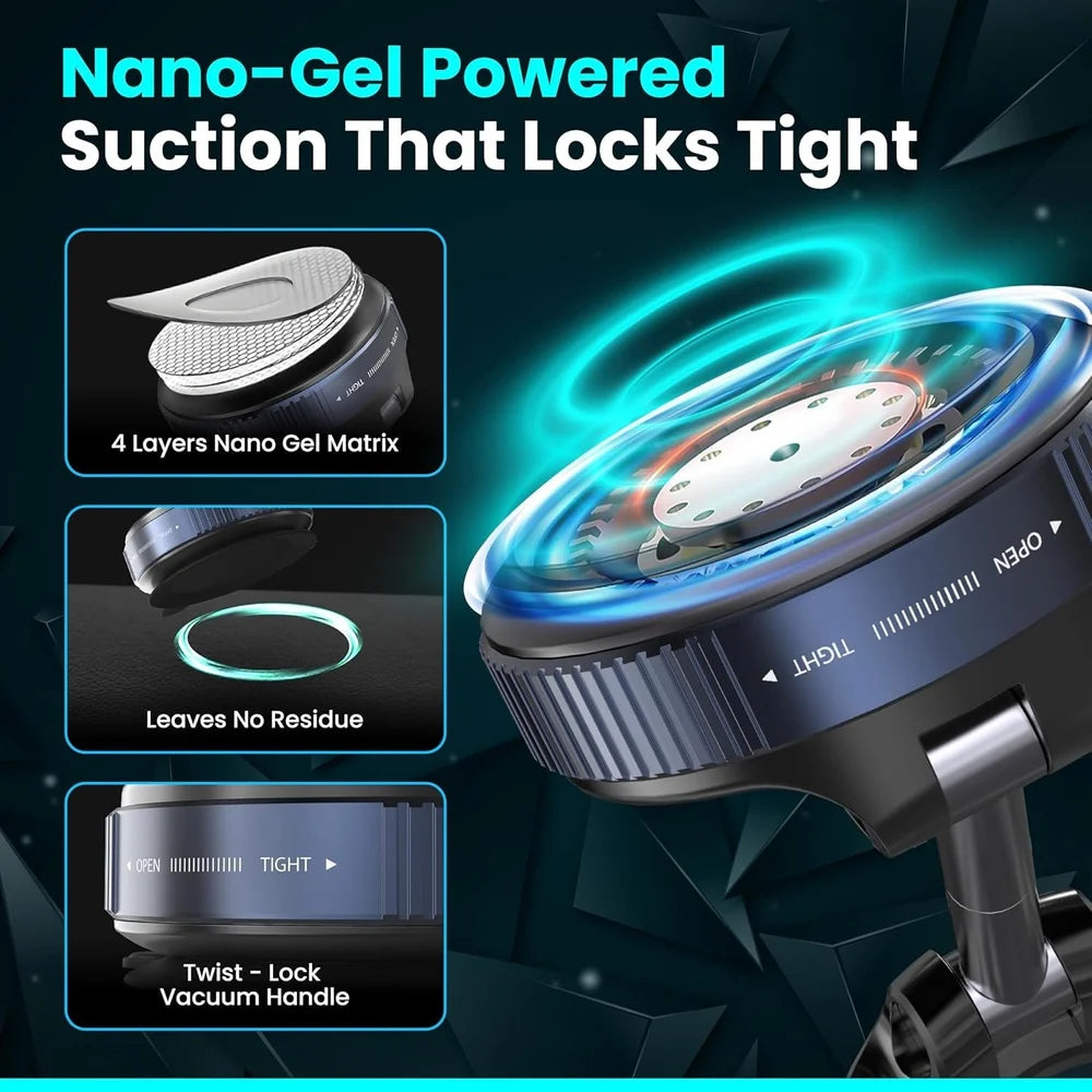 Magnetic Phone Holder 360 Vacuum