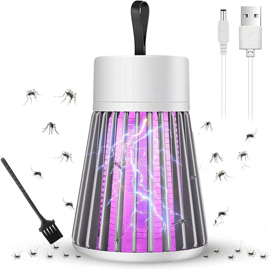Electric Shock Mosquito Killer Lamp 360° Plastic Round