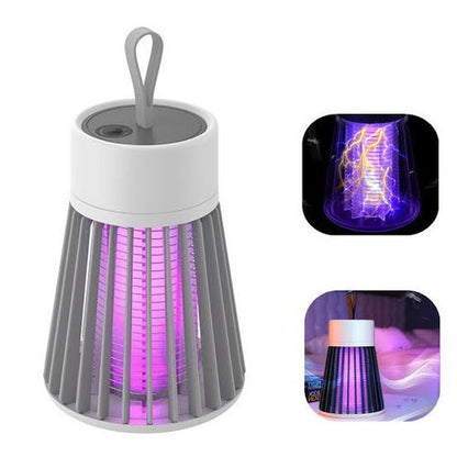 Electric Shock Mosquito Killer Lamp 360° Plastic Round
