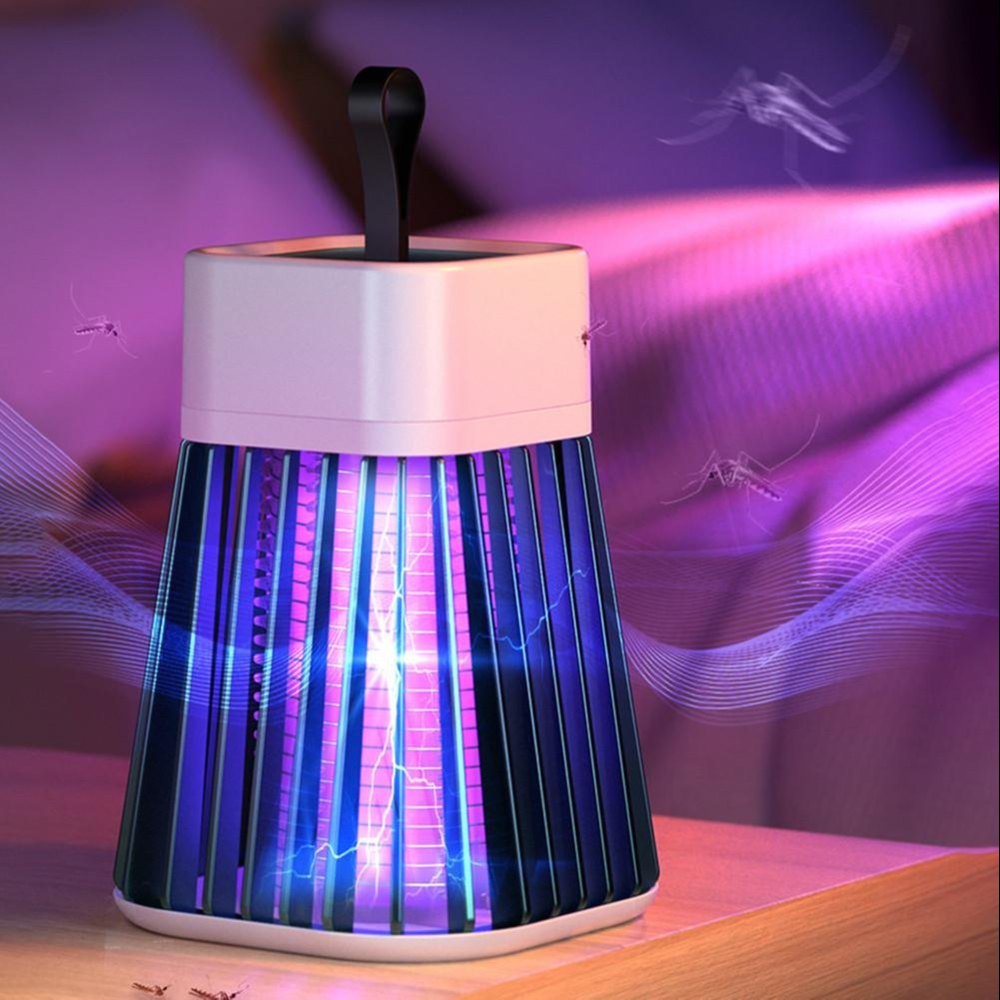 Electric Shock Mosquito Killer Lamp 360° Plastic Round