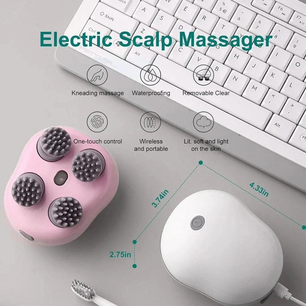 Electric Scalp Massager Rechargeable