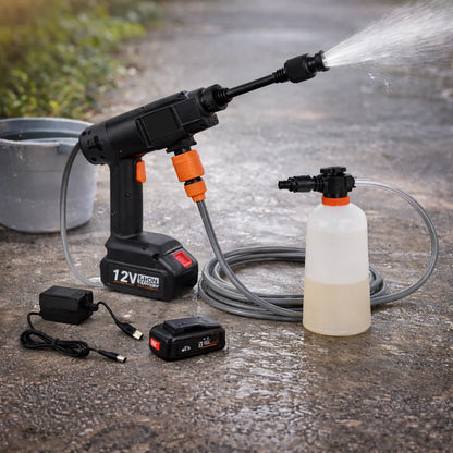 48V Portable Cordless Car Pressure Washer Kit With Rechargeable Battery