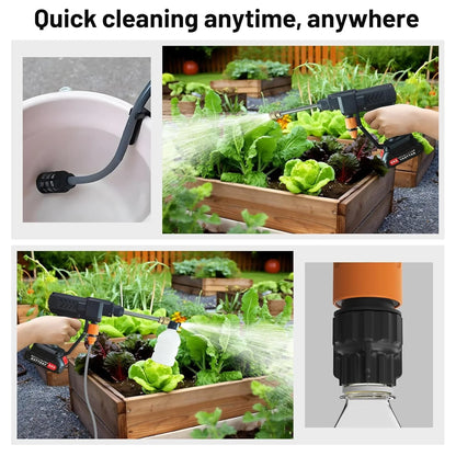 48V Portable Cordless Car Pressure Washer Kit With Rechargeable Battery
