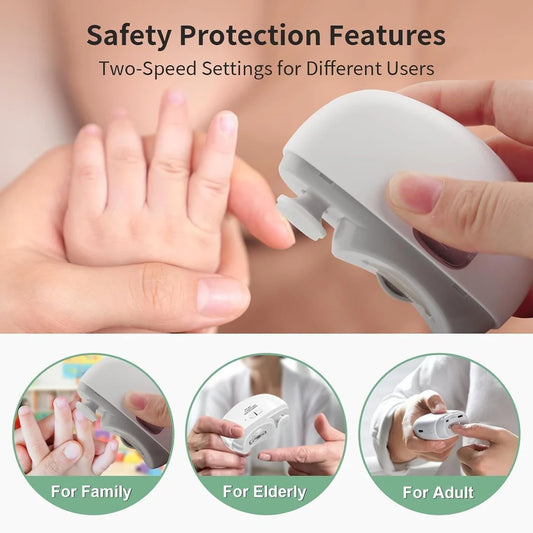 Two in One Electric Nail Clipper