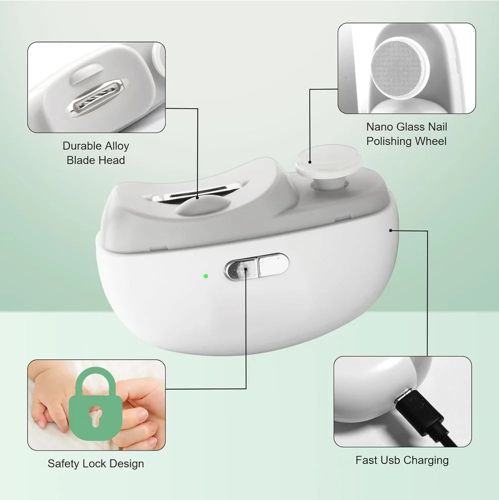 Two in One Electric Nail Clipper