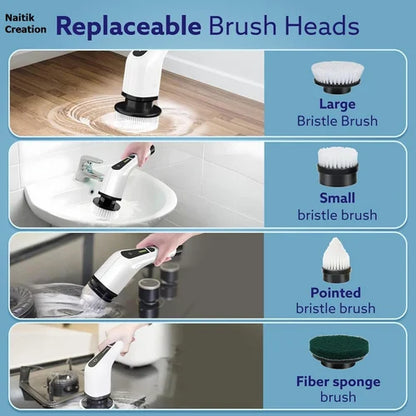 Multifunctional Electric Cleaning Brush 9 in 1
