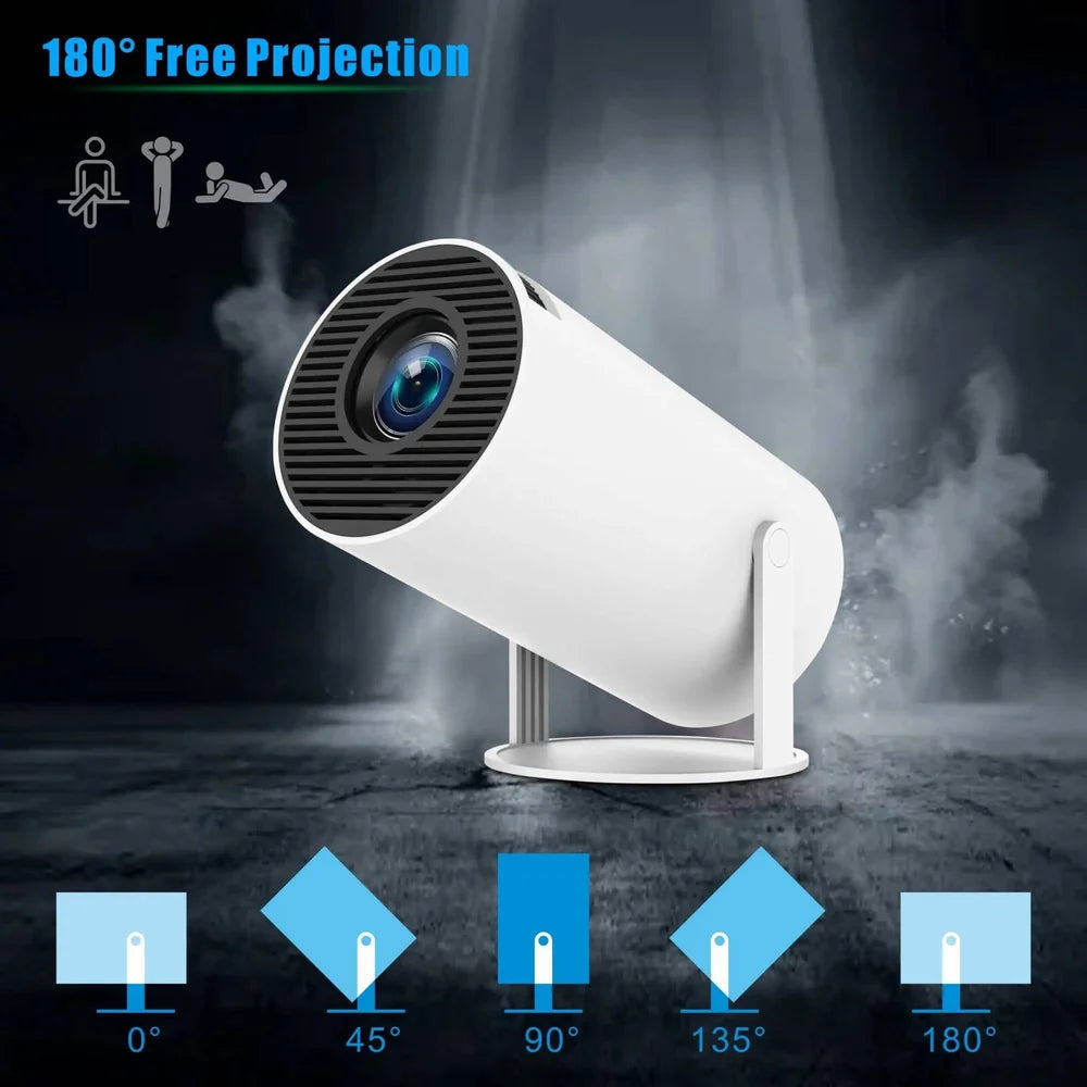 Smart Mini Portable Projector Wifi + Bluetooth