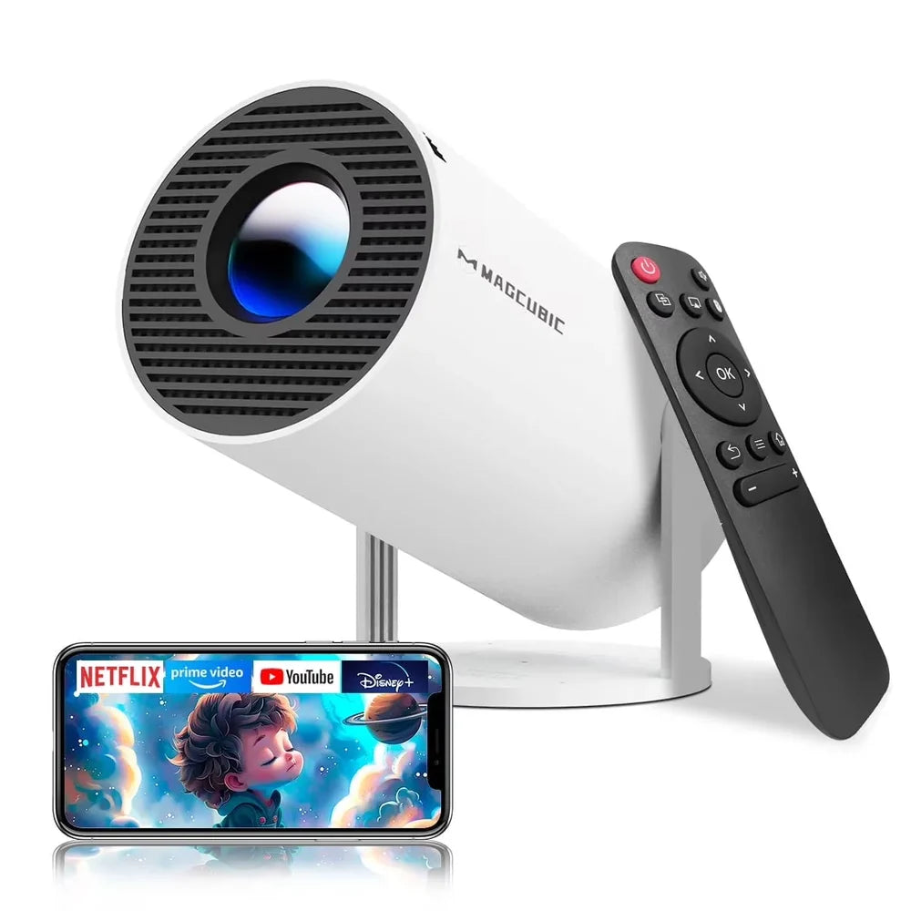 Smart Mini Portable Projector Wifi + Bluetooth